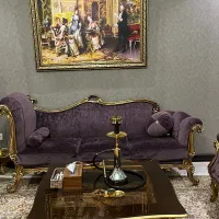 مبل راحتی استیل ۷نفره به همراه عسلی|مبلمان خانگی و میز عسلی|تهران, اوقاف|دیوار