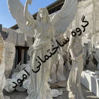 مجسمه فایبرگلس فایبر فرشته آبنما سرستون الاچیق