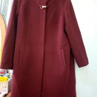 پالتو زنانه زرشکی سایز بزرگ استردار|لباس|بندر انزلی, سامانسر|دیوار