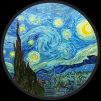 فروش تابلو ونگوگ شب پر ستاره نزدیک به اصل