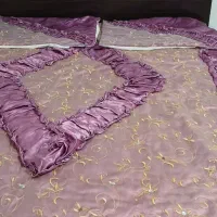 تخت خواب دو نفره دست دوم تشک نو|تخت و سرویس خواب|بیجار, |دیوار