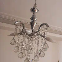 ۳عدد لوستر کریستالی|لوستر و چراغ آویز|همدان, |دیوار