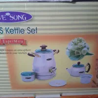 ست سماور کتری و قوری