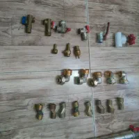 شیرآلات برنجی کلکتورفلکه|مصالح و تجهیزات ساختمان|مشهد, نیزه|دیوار