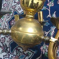 ی جفت لوستر برنجی