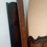 تخت خواب دو نفری چوبی جنس خوب مرغوب|تخت و سرویس خواب|بهشهر, |دیوار