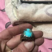 انگشتر نقره نگین فیروزه اصل