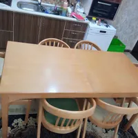 میز ناهارخوری ۶نفره درحد نو تمییز وشیک|میز و صندلی غذاخوری|لاهیجان, گلستان|دیوار