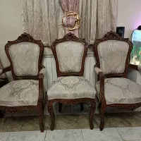 مبل سلطنتی ۹ نفره و مبل ال ۷ نفره|مبلمان خانگی و میز عسلی|شیراز, انجیر|دیوار