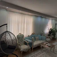 پرده حریر درحدنو سالم|پرده، رانر، رومیزی|باخزر, |دیوار