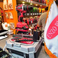 دریل شارژی 21 ولت ادون ادن 2 باطری (چکشی) بالوازم