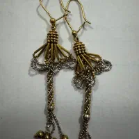 گوشواره طلا ایتالیایی ۱۵۰بالای تابلو