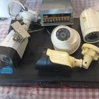 پک کامل دوربین مداربسته با ۵تا دوربین و لوازم کامل