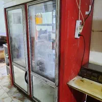 یخچال دو در ویترینی