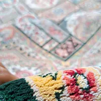 فرش ستاره کویریزد طرح خشتی ۷۰۰شانه ۳۰۰۰تراکم|فرش|تهران, امام حسین(ع)|دیوار