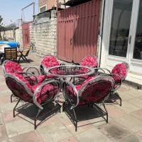 میز باغی صندلی نیمکتی بیضی ویلایی باغی و روف|مبلمان خانگی و میز عسلی|تهران, باشگاه نفت|دیوار