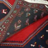 ۳ عدد پشتی دست بافت زیبا و گلیم شیراز و ذرع و نیم|فرش|کرج, ساسانی (قلمستان)|دیوار