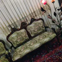 مبل 9 نفره سلطنتی فرحی صدامی با پارچه ایتالیایی