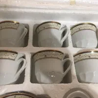 عصرانه خوری/چایخوری/فنجان نعلبکی/۱۷ پارچه قدیمی نو|ظروف سرو و پذیرایی|تهران, مرزداران|دیوار