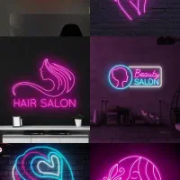 ساخت انواع نیون-نئون با بالاترین کیفیت|ریسه و چراغ تزئینی|رشت, دیانتی|دیوار