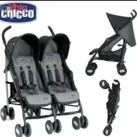 کالسکه دوقلو چیکو(اصلی)|کالسکه و لوازم جانبی|مشهد, حجت|دیوار