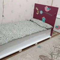 تخت کمد دومنظوره نوزادونوجوان،تشک،میز صندلی تحریر|تخت و سرویس خواب|اقلید, |دیوار