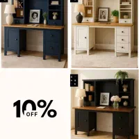 میز تحریر کتابخانه دار مدل هیما