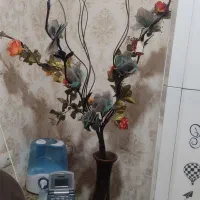 گل وگلدان سفالی