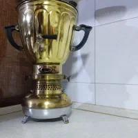 سماور نفتی برنجی تمیز