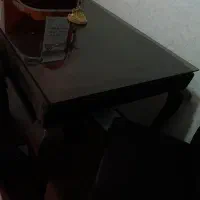 ناهار خوری چهار نفره چوب|میز و صندلی غذاخوری|سهند, |دیوار