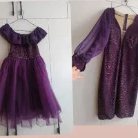 لباس مجلسی مادر دختری مزون دوز