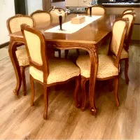 میز غذاخوری ۸ نفره چوب راش اصل
