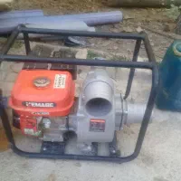 پمپ آب و ۴۰۰متر لوله تاشو