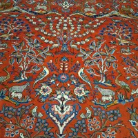 فروش فرش دست بافت طرح شکار