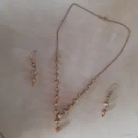 گردنبند و گوشواره طلا