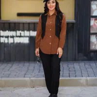 ست شومیز ژیله شلوار مخمل کبریتی|لباس|خرم‌آباد, |دیوار