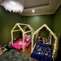 دو عدد تخت مونته سوری کودک