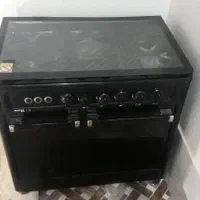 گاز طرح فر ۵شعله رویه لعابی وپایه چدن