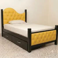 تخت خواب تک نفره با تشک طبی