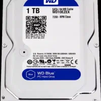 هاردHDD اینترنال وسترن دیجیتال1ترابایت 1TB WD BLUE