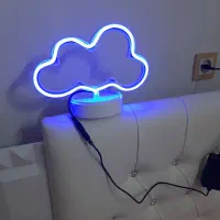 استند نئونی ،شکل ابر،نو|صنایع دستی و سایر لوازم تزئینی|مشگین شهر, |دیوار