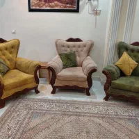 مبل سفارشی ساز ۸ نفره با میز وسط و عسلی