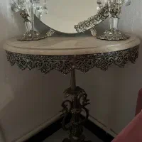 آینه و شعمدان جنس آلیاژ