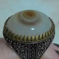 انگشتر نقره عقیق باباقوری تک چشم