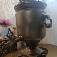 سماور برنجی عطیقه|کلکسیون اشیاء عتیقه|فومن, |دیوار