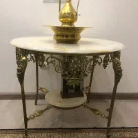 میز گرد برنزی ۹۲سانت|مبلمان خانگی و میز عسلی|تبریز, |دیوار