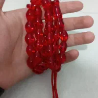 تسبیح سندلوس اناری ۳۵ عددی . تخم مرغی کد ۲۰۸|جواهرات|سقز, |دیوار