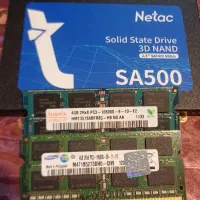 هارد ssd 240 GB و رم 4GB
