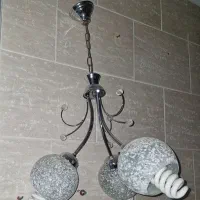 لوستر حبابی ۳ شاخه