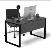 میز اداری پایه فلزی و MDF/تولید کننده میز